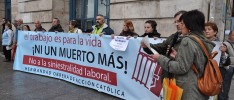 Burgos: Concentración por el fallecimiento de dos trabajadores